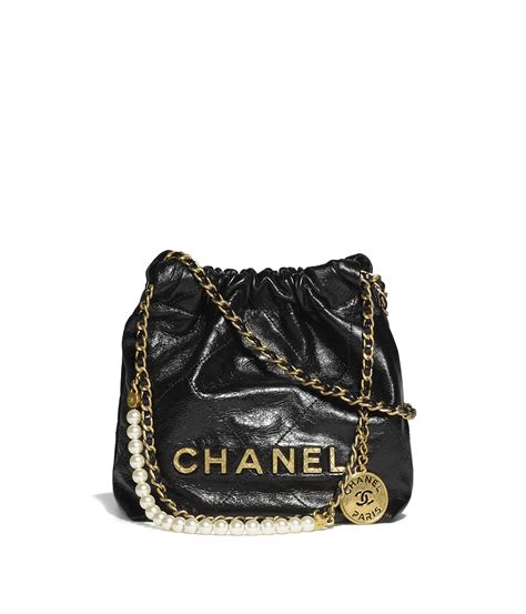 chanel 22 mini black silver|Chanel 22 handbags.